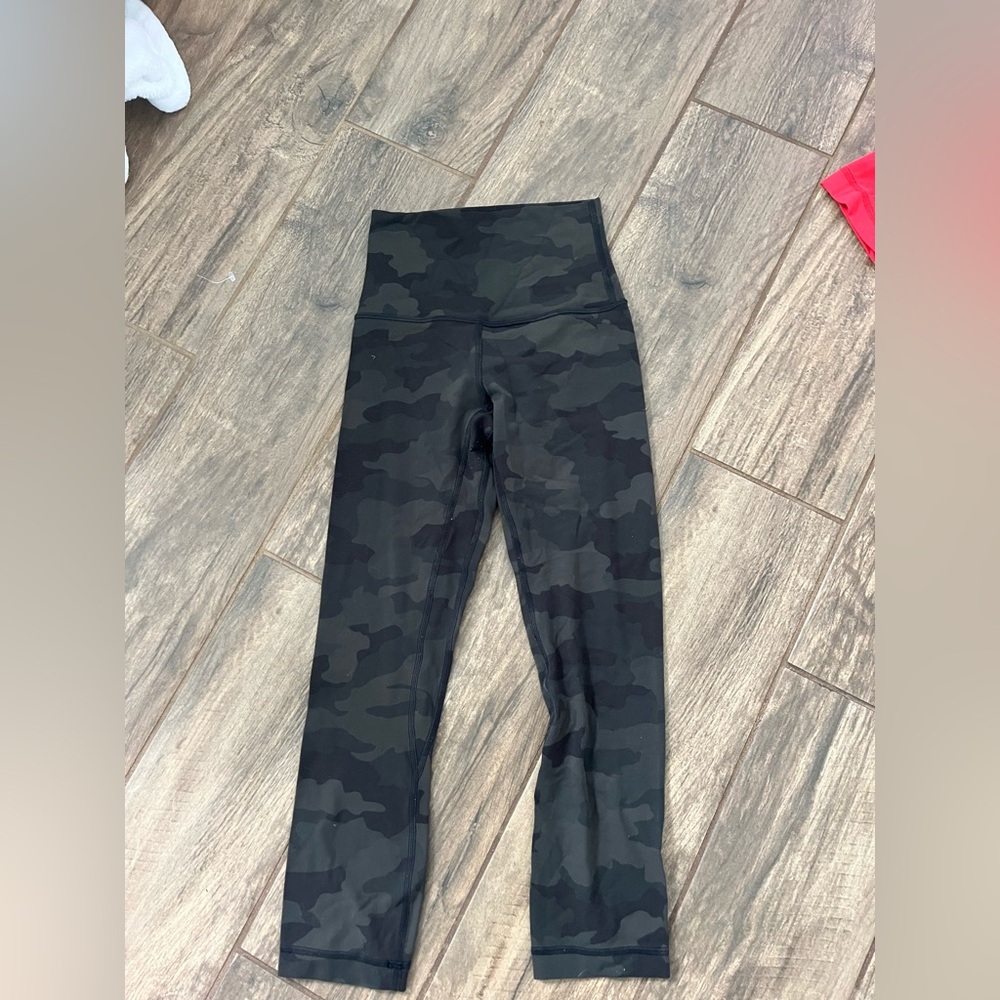 lululemon athletica Black Camouflage Leggings